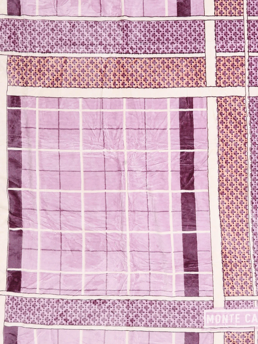 Printed Double Bed 3 Ply, 720 GSM Blanket for Heavy Winter - (Gala Glow) - Image 6