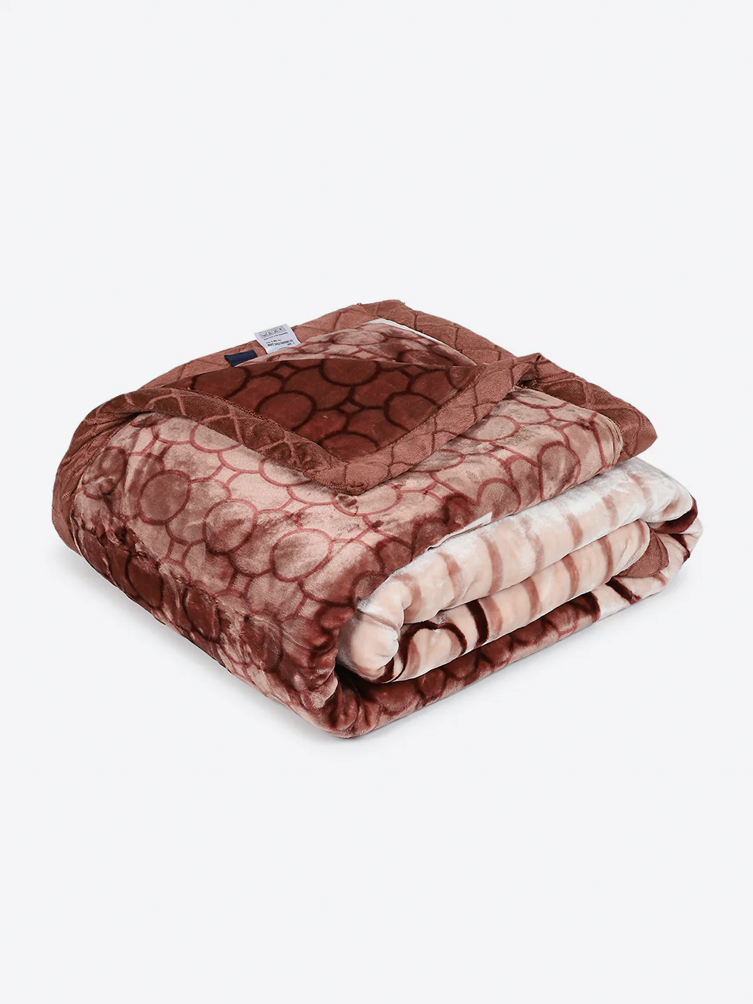 Printed Double Bed 3 Ply, 720 GSM Blanket for Heavy Winter - (Gala Glow) - Image 5