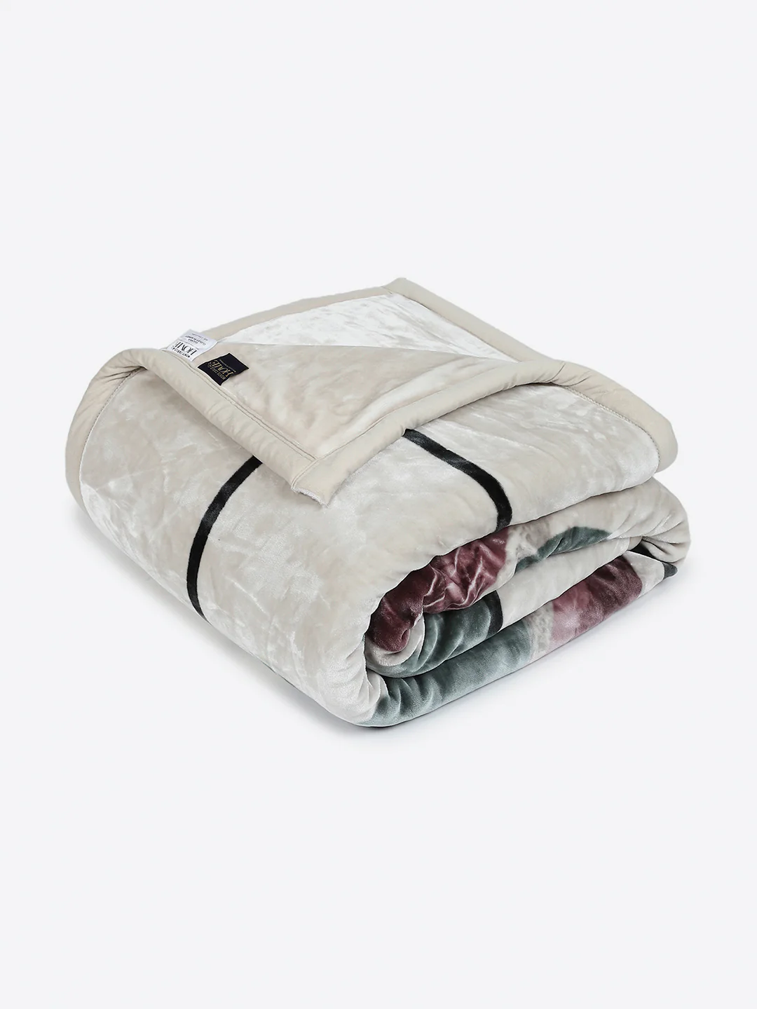 Printed Double Bed 3, 890 GSM Ply Blanket for Heavy Winter - (Gulnar) - Image 5