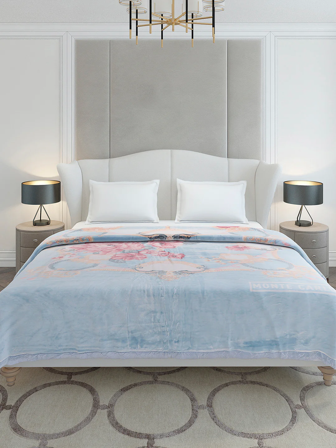 Printed Double Bed 3 Ply, 909 GSM Blanket for Heavy Winter - (Wild Side) - Image 2