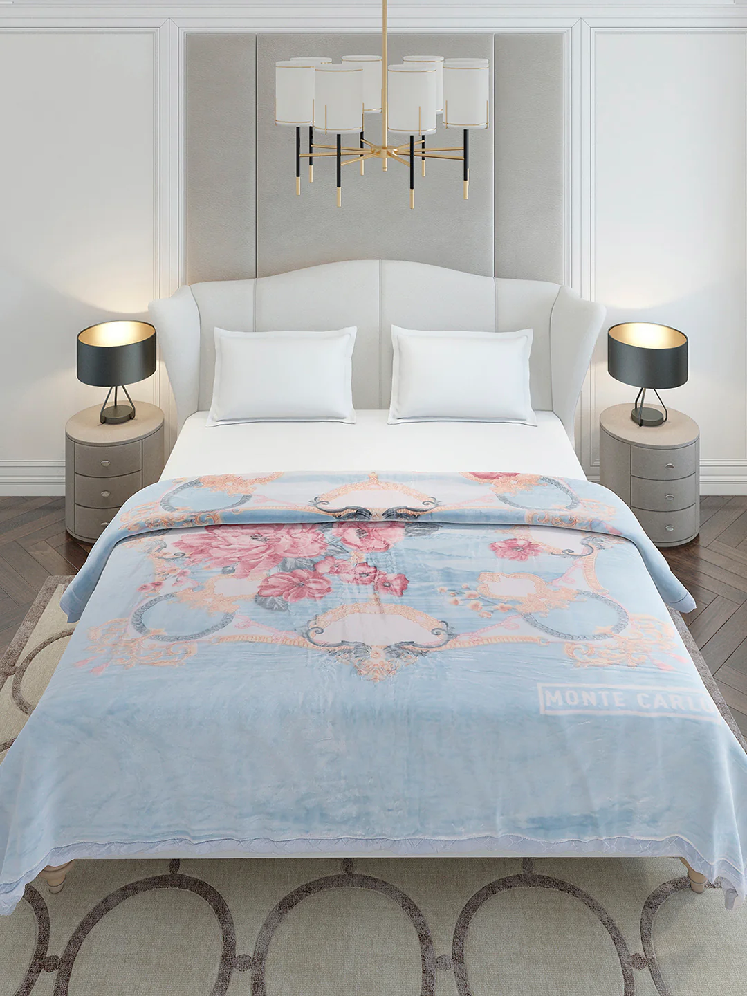 Printed Double Bed 3 Ply, 909 GSM Blanket for Heavy Winter - (Wild Side) - Image 3