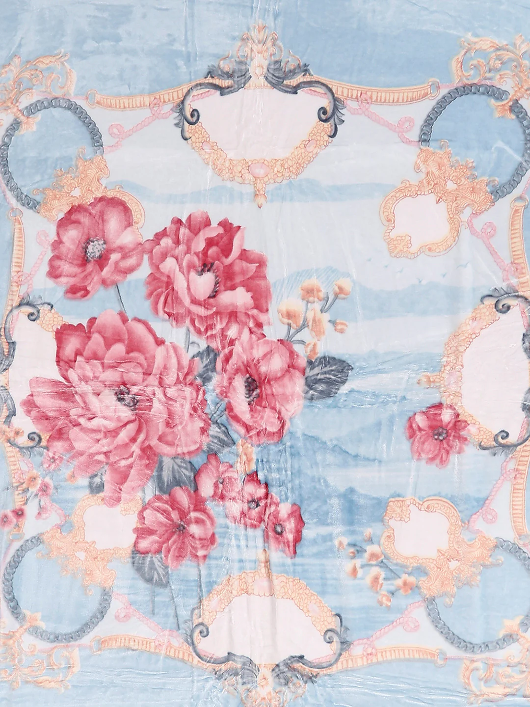 Printed Double Bed 3 Ply, 909 GSM Blanket for Heavy Winter - (Wild Side) - Image 6