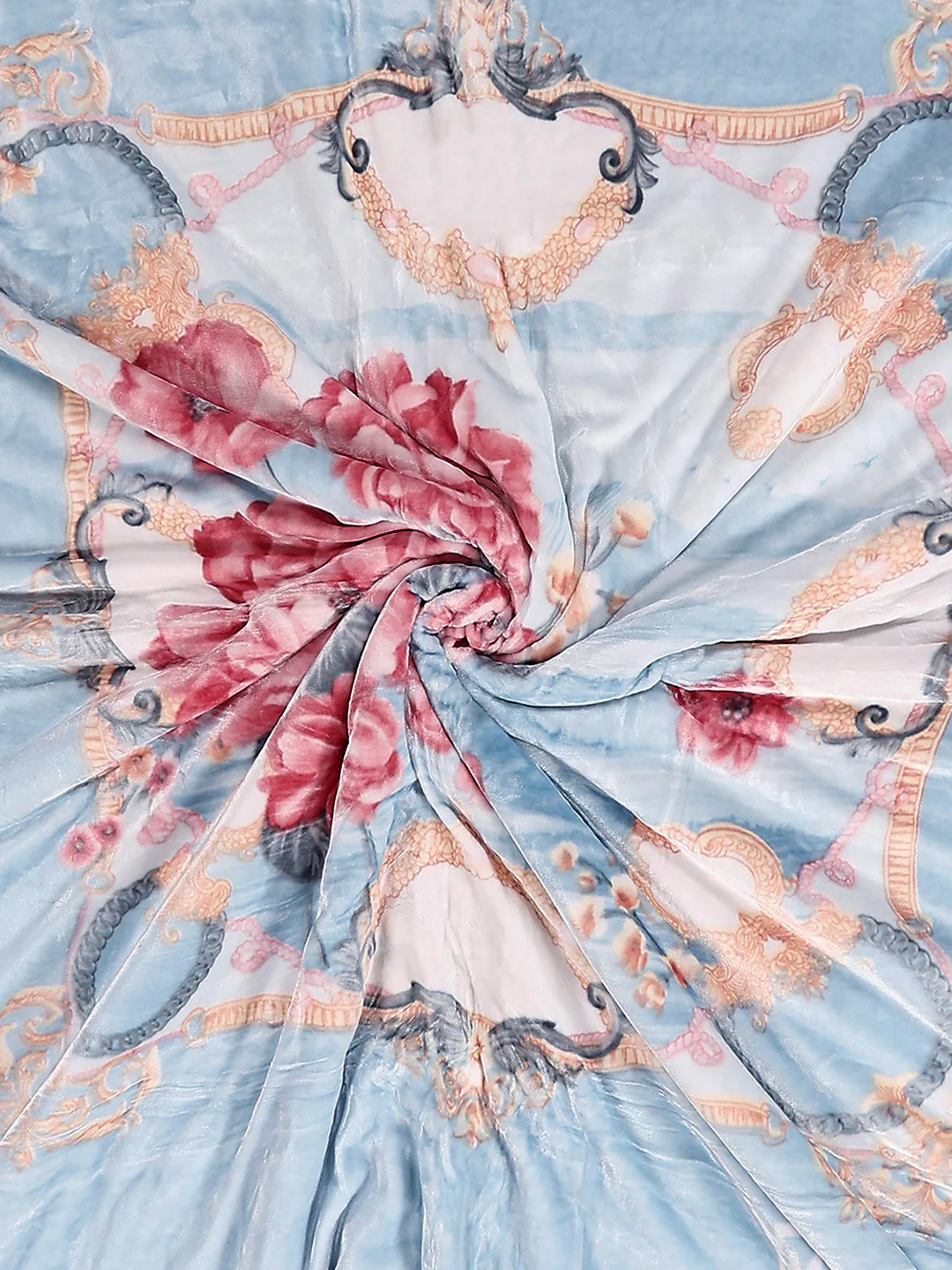 Printed Double Bed 3 Ply, 909 GSM Blanket for Heavy Winter - (Wild Side) - Image 7