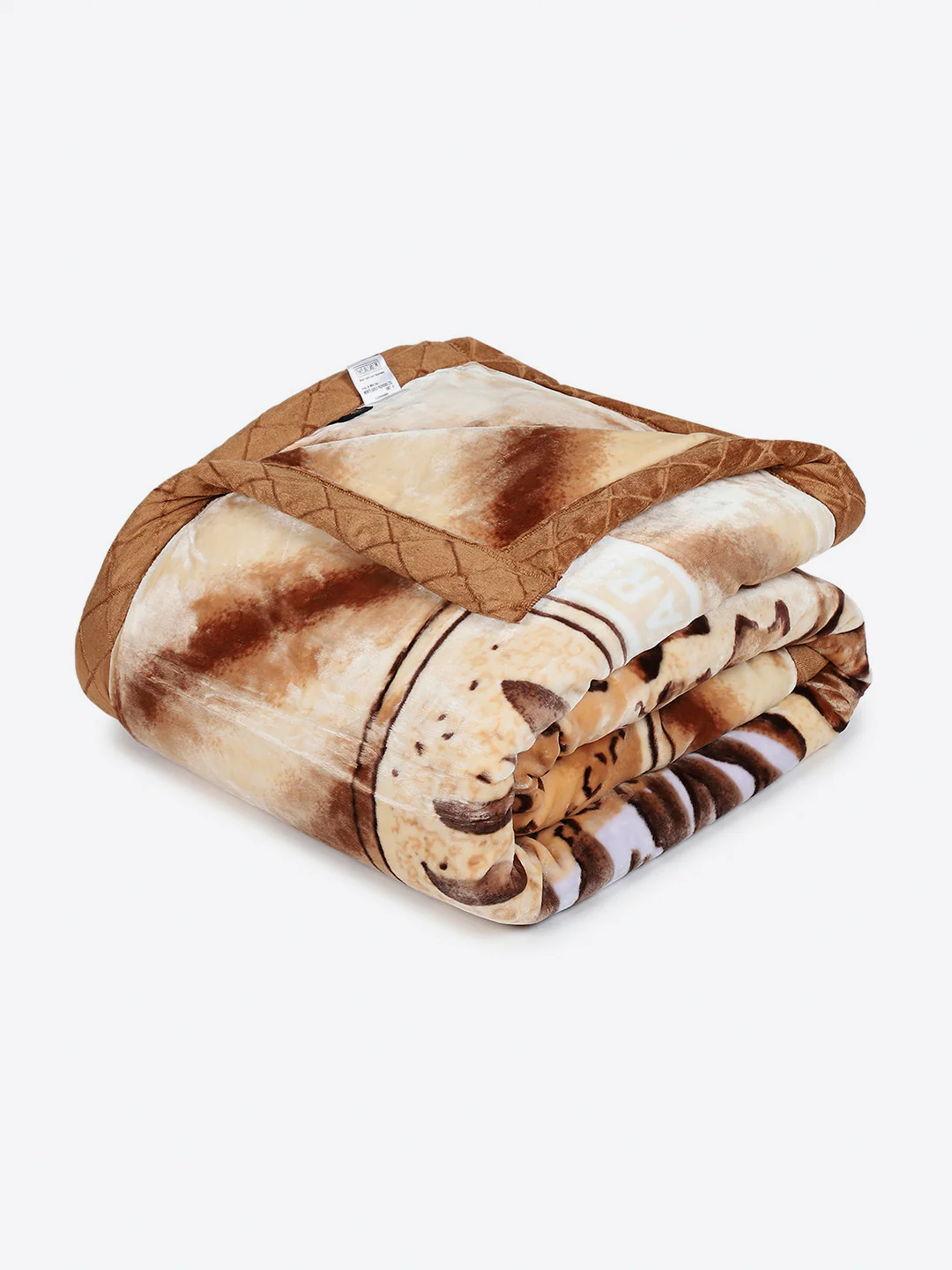 Printed Double Bed 3 Ply, 909 GSM Blanket for Heavy Winter - (Wild Side) - Image 5