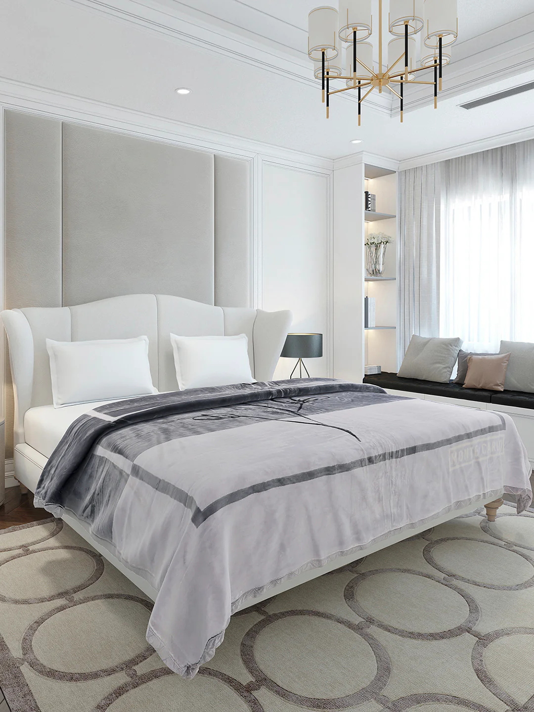 Printed Double Bed 3 Ply, 909 GSM Blanket for Heavy Winter - (Wild Side) - Image 4