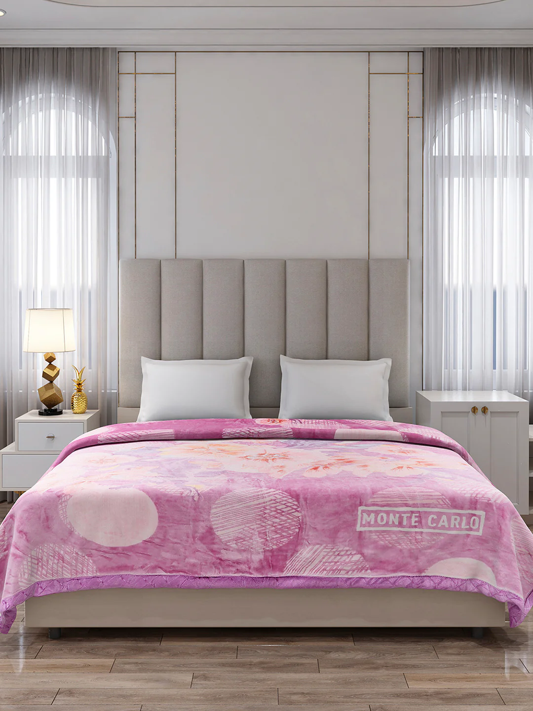Printed Double Bed 3 Ply, 909 GSM Blanket for Heavy Winter - (Wild Side) - Image 2