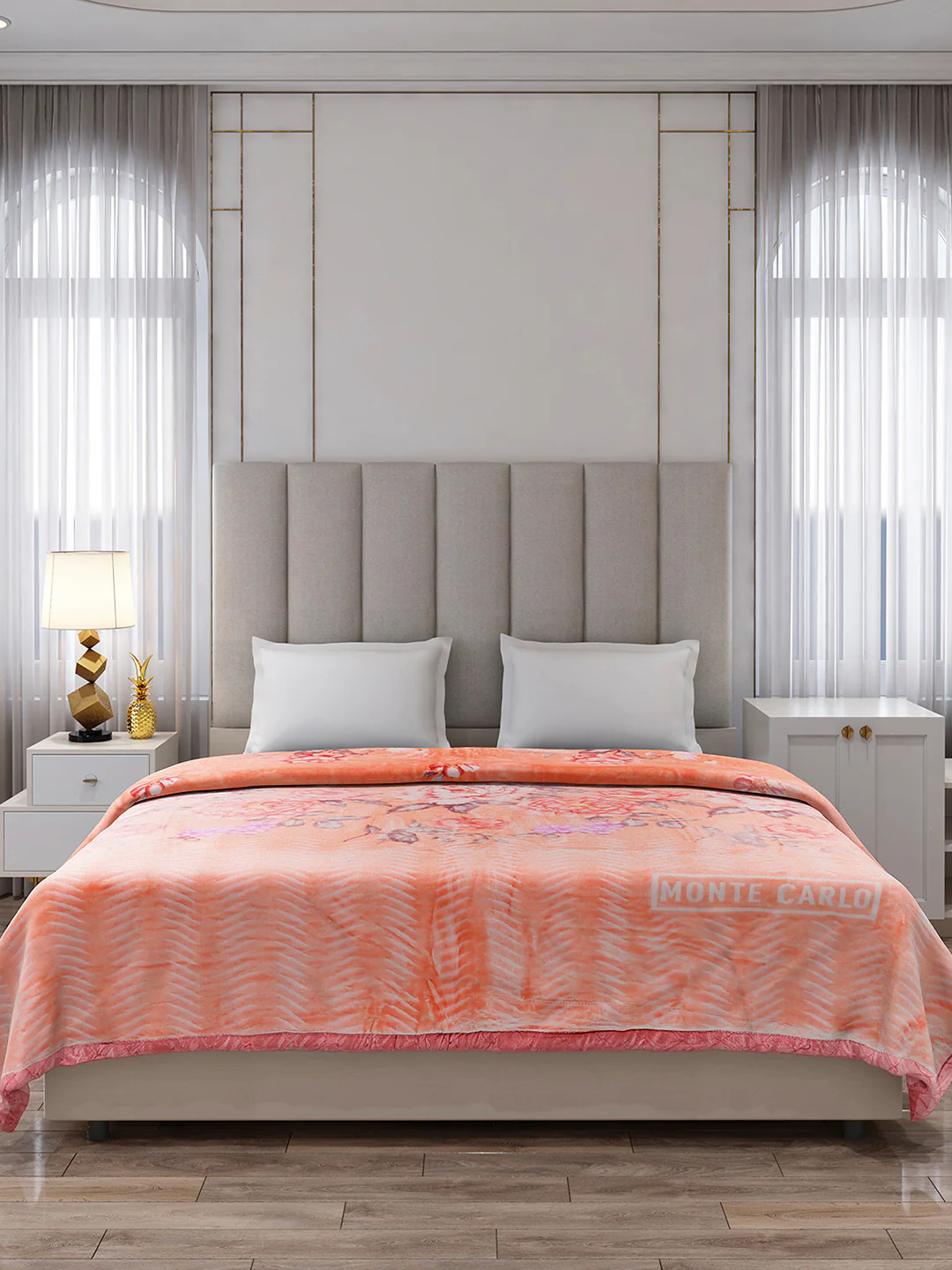Printed Double Bed 3 Ply, 909 GSM Blanket for Heavy Winter - (Wild Side) - Image 2
