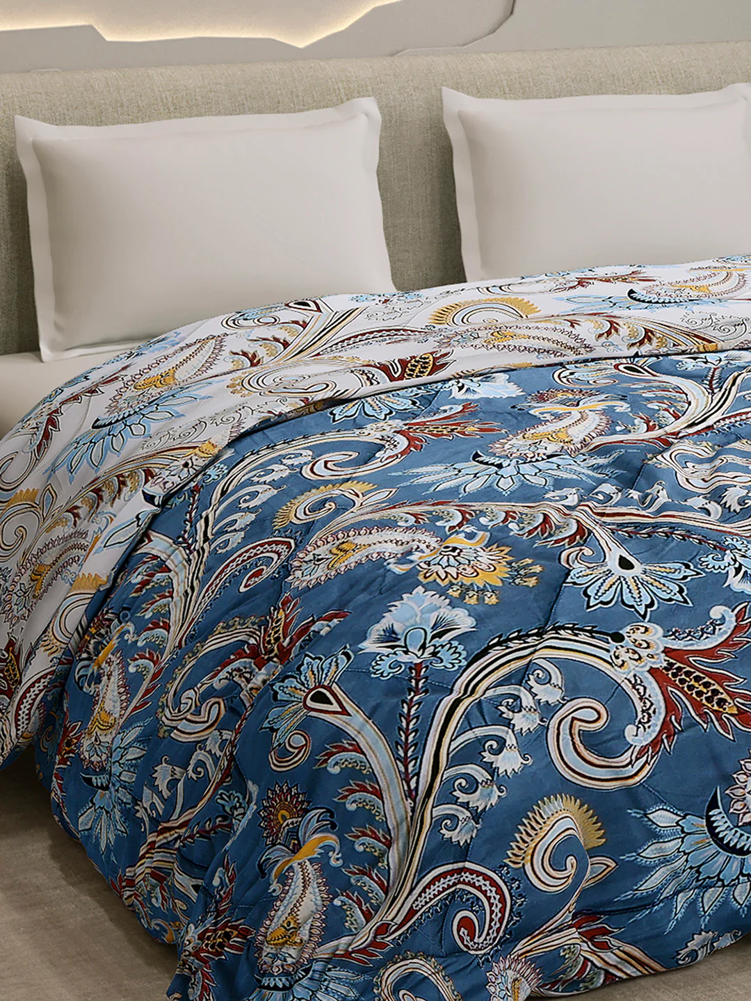 Printed Double Bed 3 Ply Comforter for AC Room - (Marvella) - Image 6