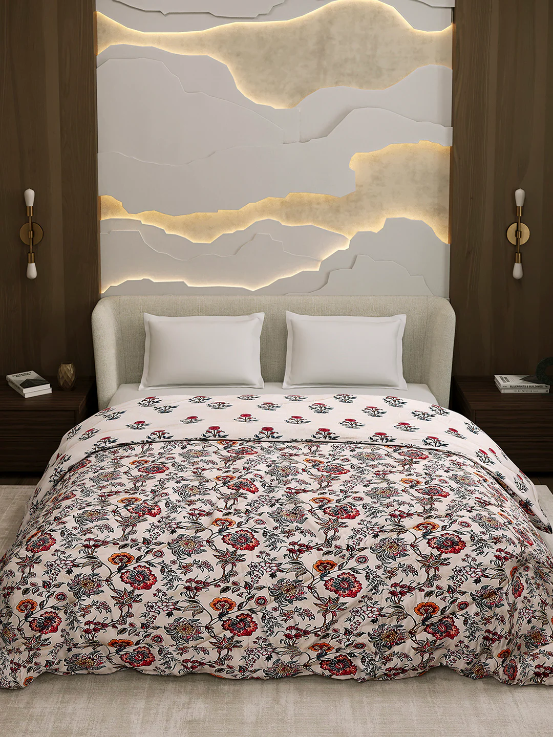 Printed Double Bed 3 Ply Comforter for AC Room - (Marvella) - Image 3