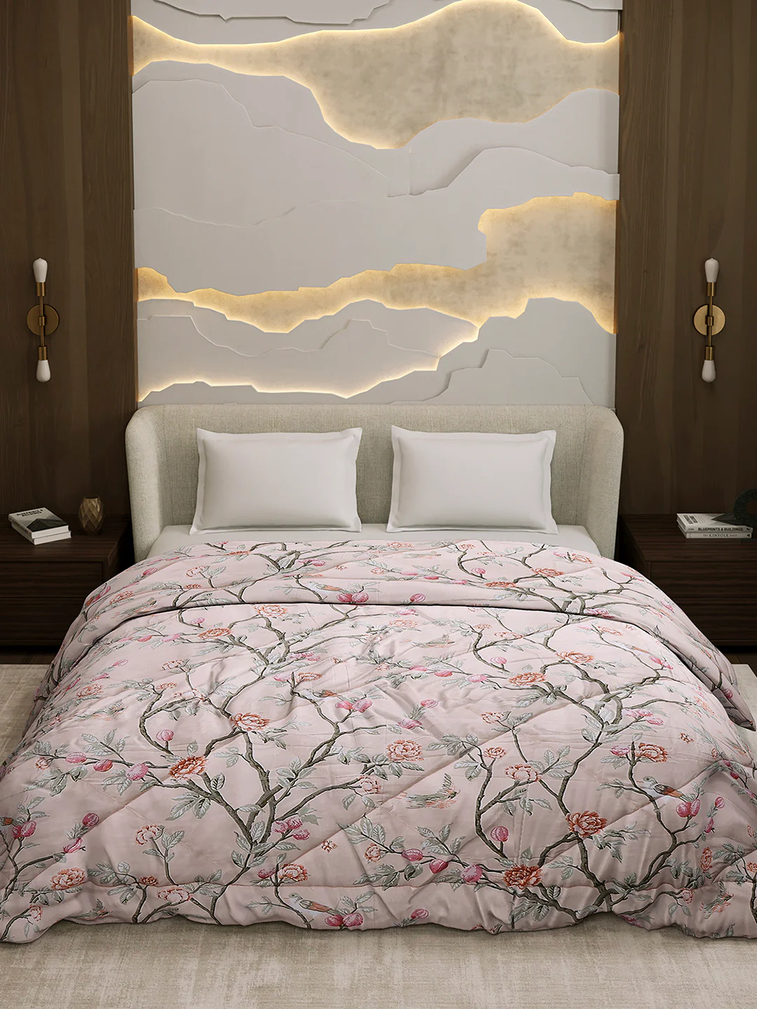 Printed Double Bed 3 Ply Comforter for AC Room - (Marvella) - Image 2
