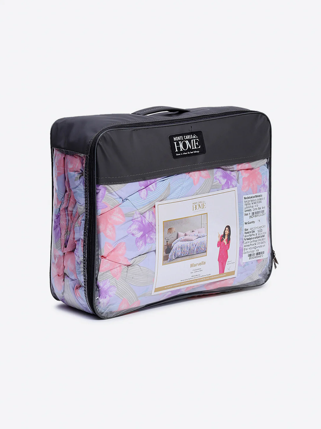 Printed Double Bed 3 Ply Comforter for AC Room - (Marvella) - Image 8