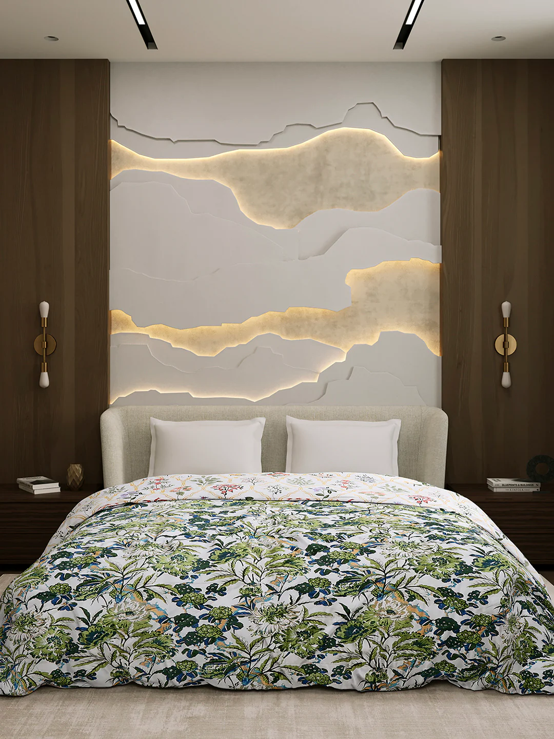 Printed Double Bed 3 Ply Comforter for AC Room - (Marvella) - Image 2