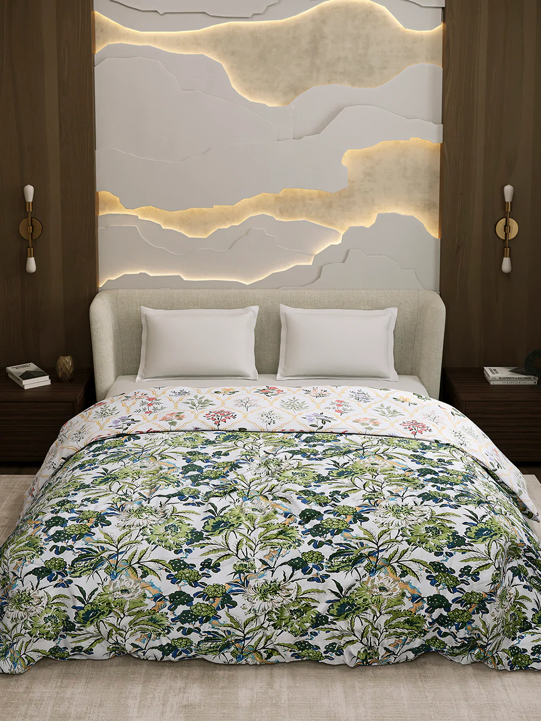 Printed Double Bed 3 Ply Comforter for AC Room - (Marvella) - Image 3