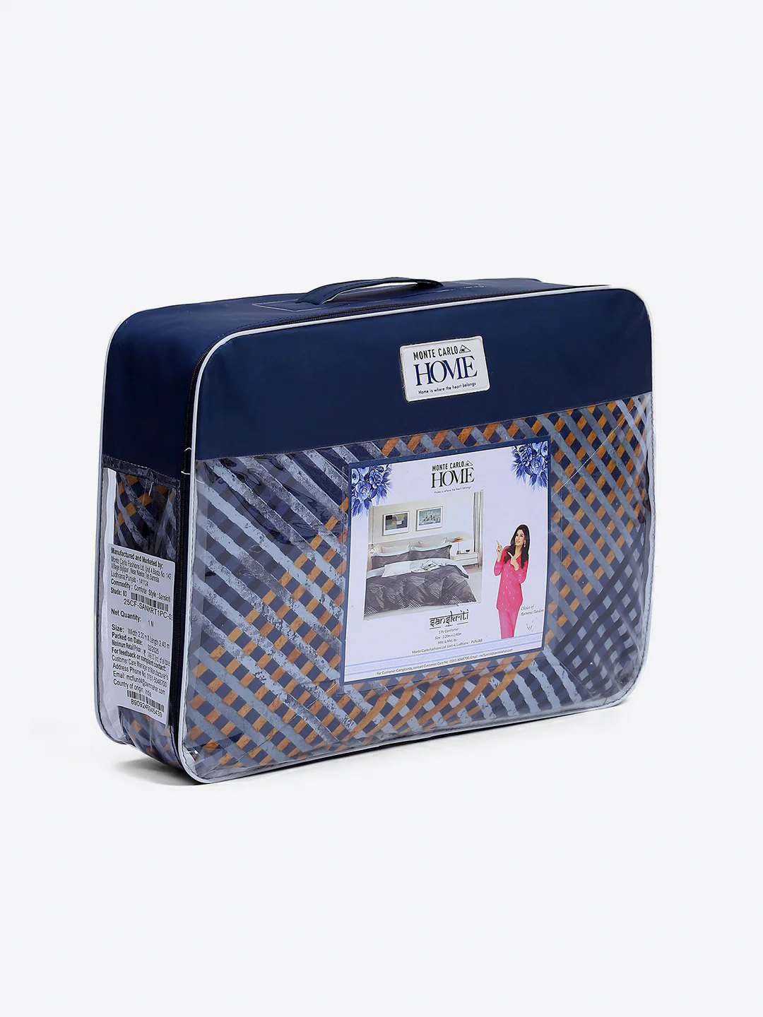 Printed Double Bed 3 Ply Comforter for AC Room - (Sanskriti) - Image 8