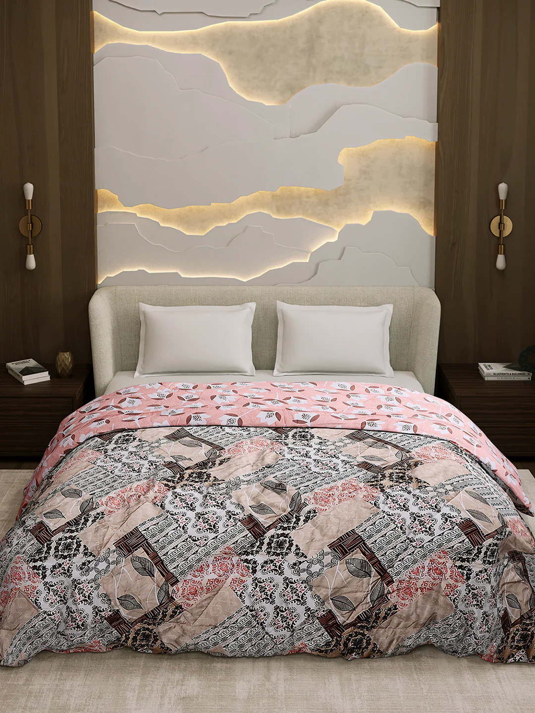 Printed Double Bed 3 Ply Comforter for AC Room - (Sanskriti) - Image 2