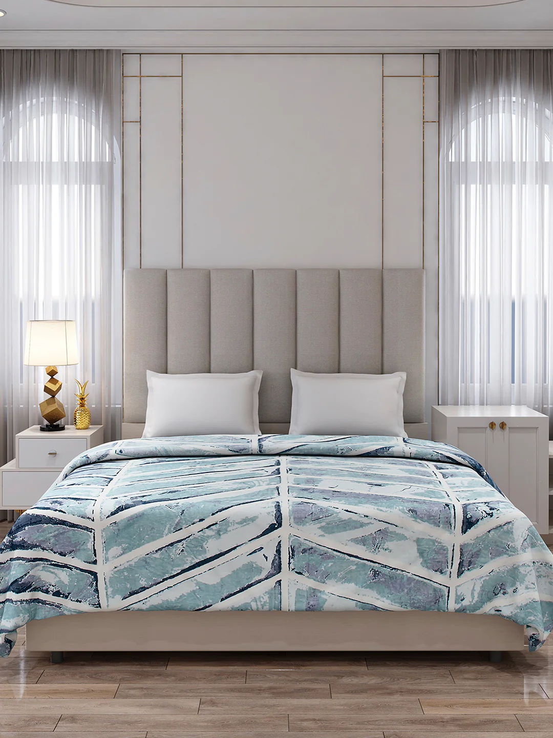 Printed Double Bed 300 GSM Blanket for AC Room - (Legacy) - Image 3