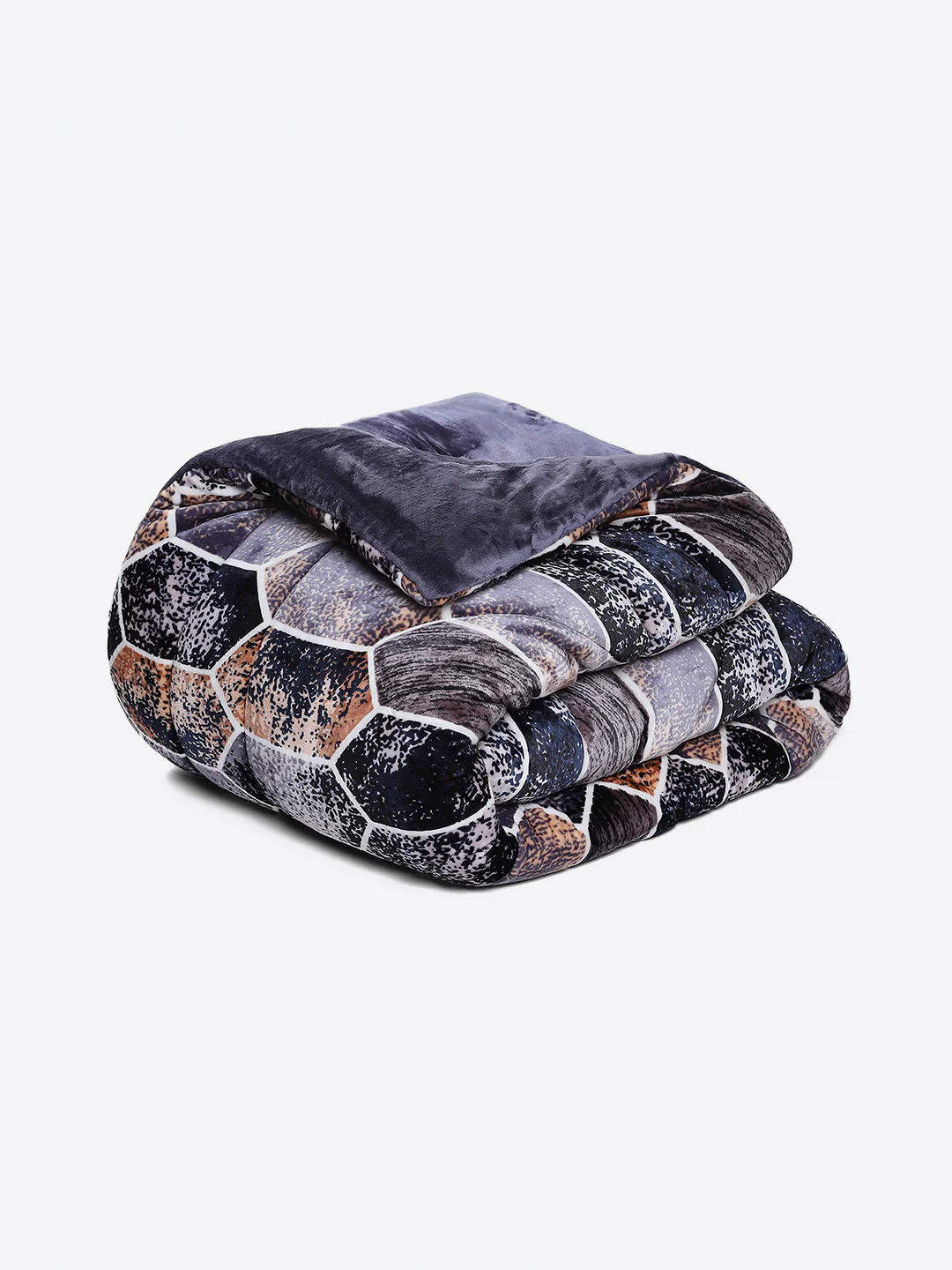 Printed Double Bed 300 GSM Comforter for Mild Winter (Wisdom Gold), Weight 900 gm - Image 7