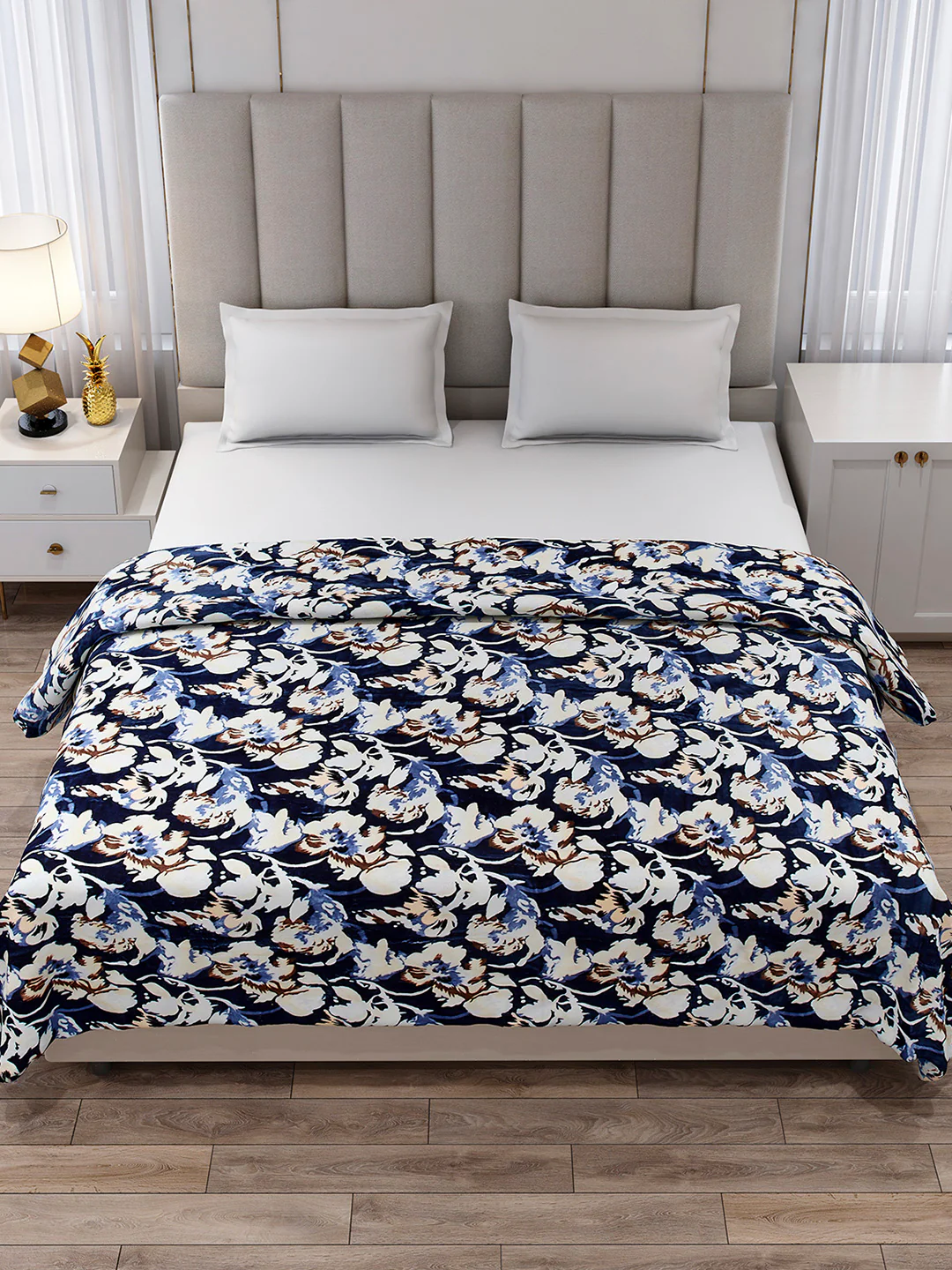 Printed Double Bed 354 GSM Blanket for AC Room - (Opera) - Image 2