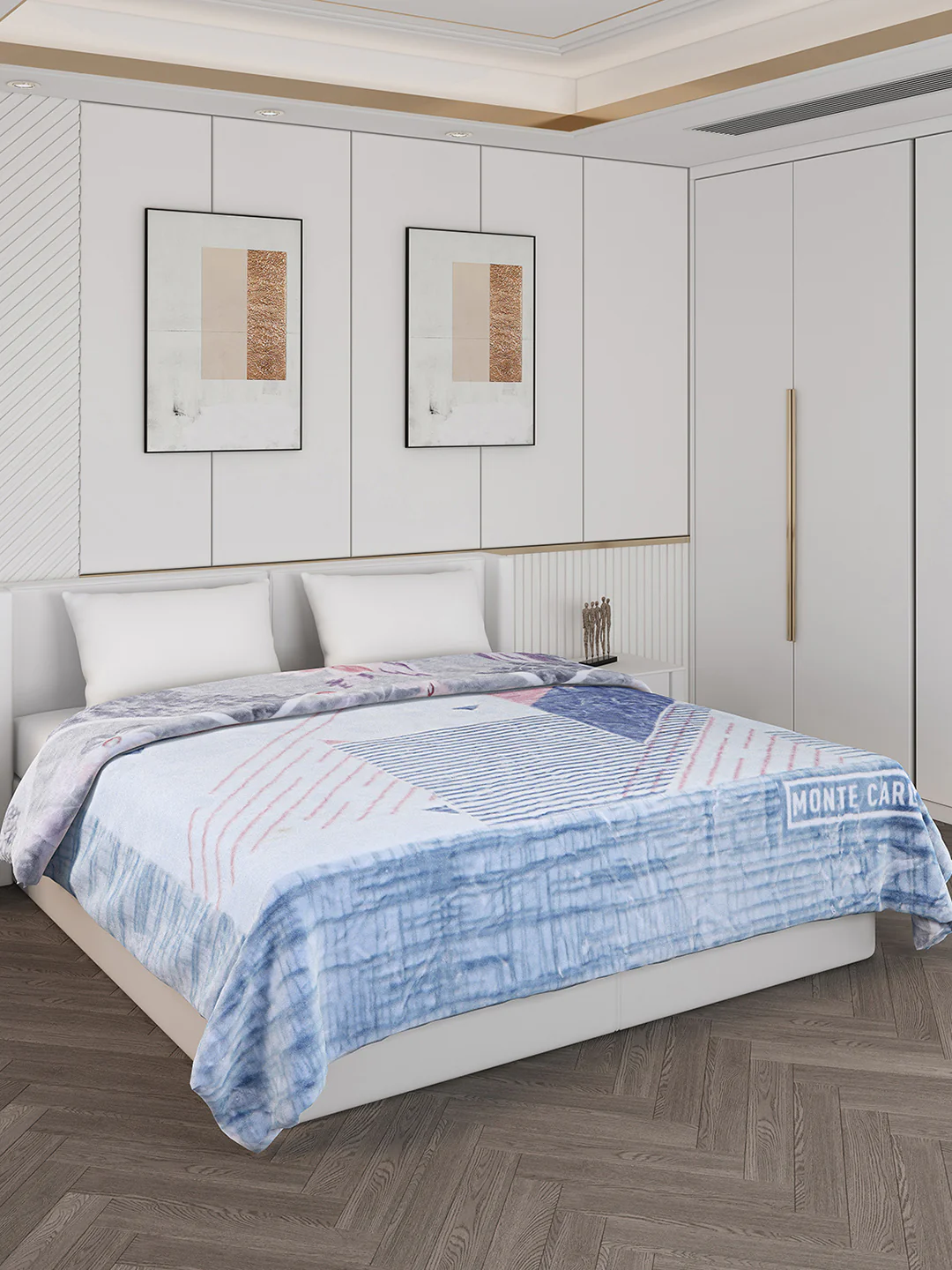 Printed Double Bed 550 GSM Blanket for Mild Winter -2 Ply (Weight 3 kg) - Image 5