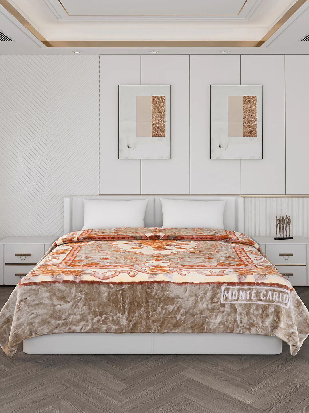 Printed Double Bed 600 GSM Blanket for Heavy Winter -2 Ply (Weight 4 kg) - Image 3