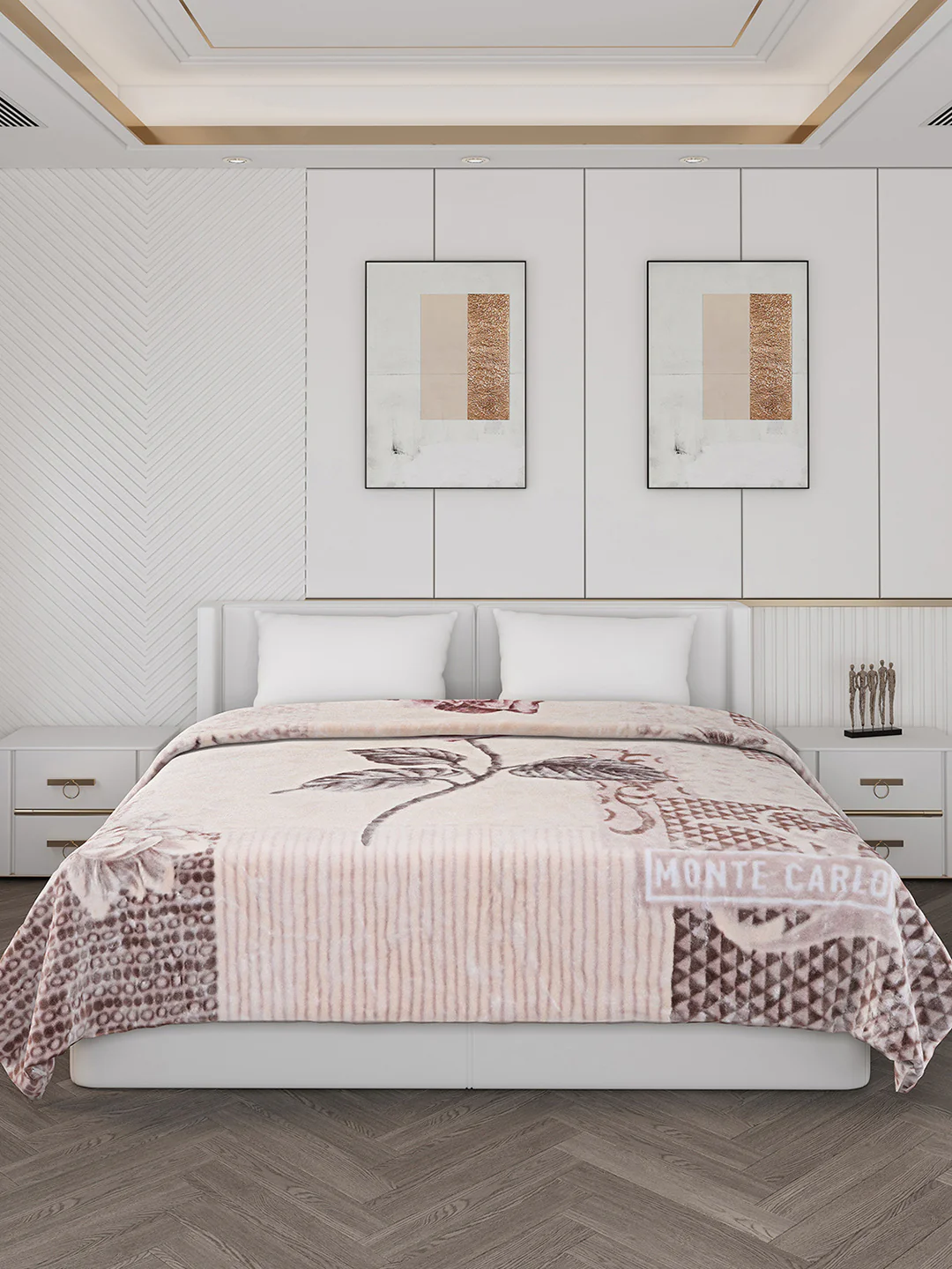 Printed Double Bed 600 GSM Blanket for Heavy Winter -2 Ply (Weight 4 kg) - Image 3