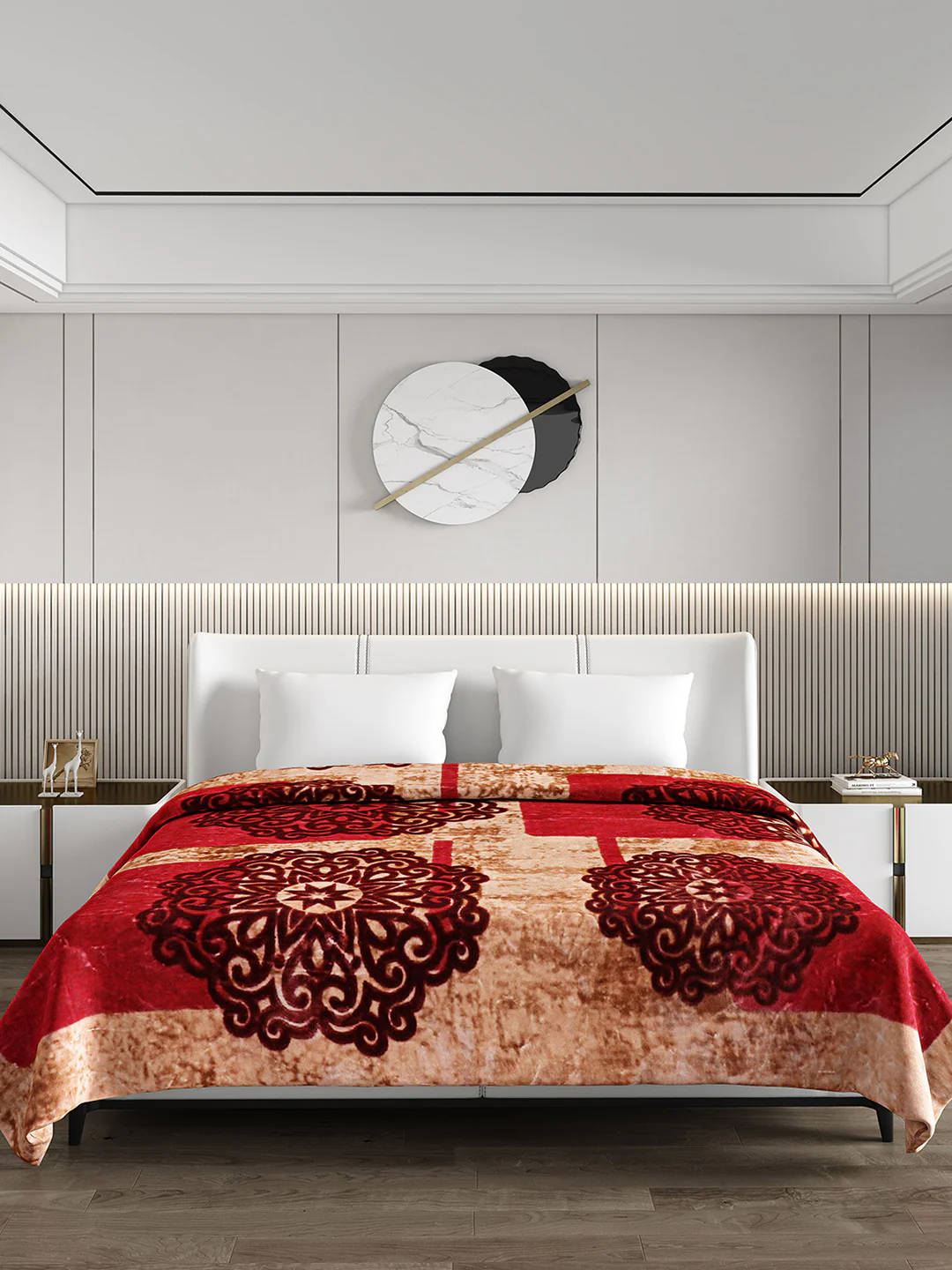 Printed Double Bed 691 GSM Blanket Bennett Super Soft 2 Ply (Weight 3.65 kg) - Image 2