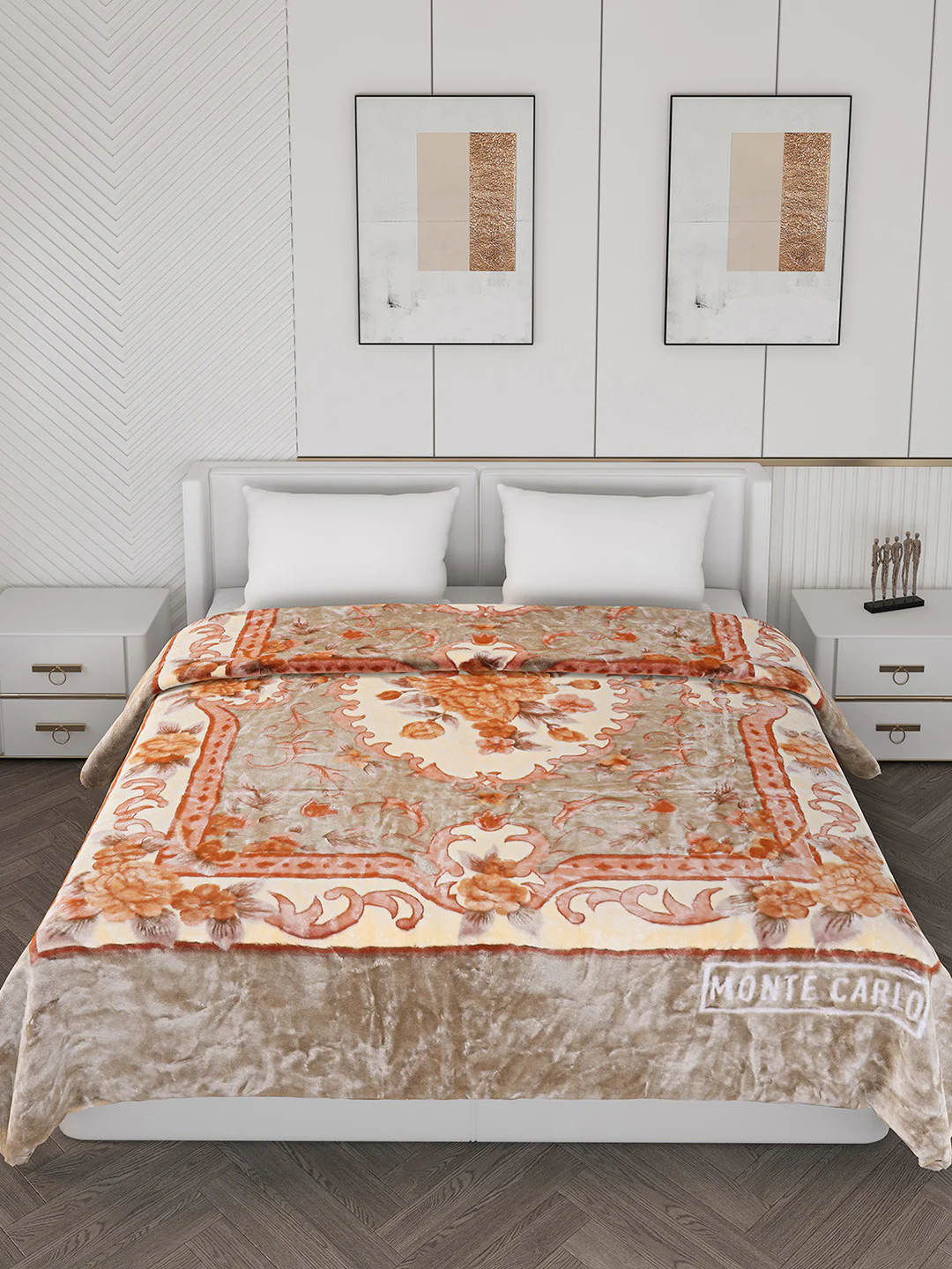 Printed Double Bed 757 GSM Blanket Alexander 2 Ply (Weight 4 kg) - Image 3