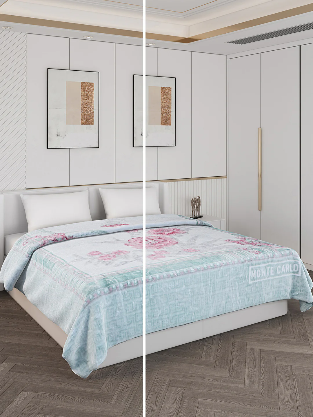 Printed Double Bed 757 GSM Blanket Alexander 2 Ply (Weight 4 kg) - Image 2