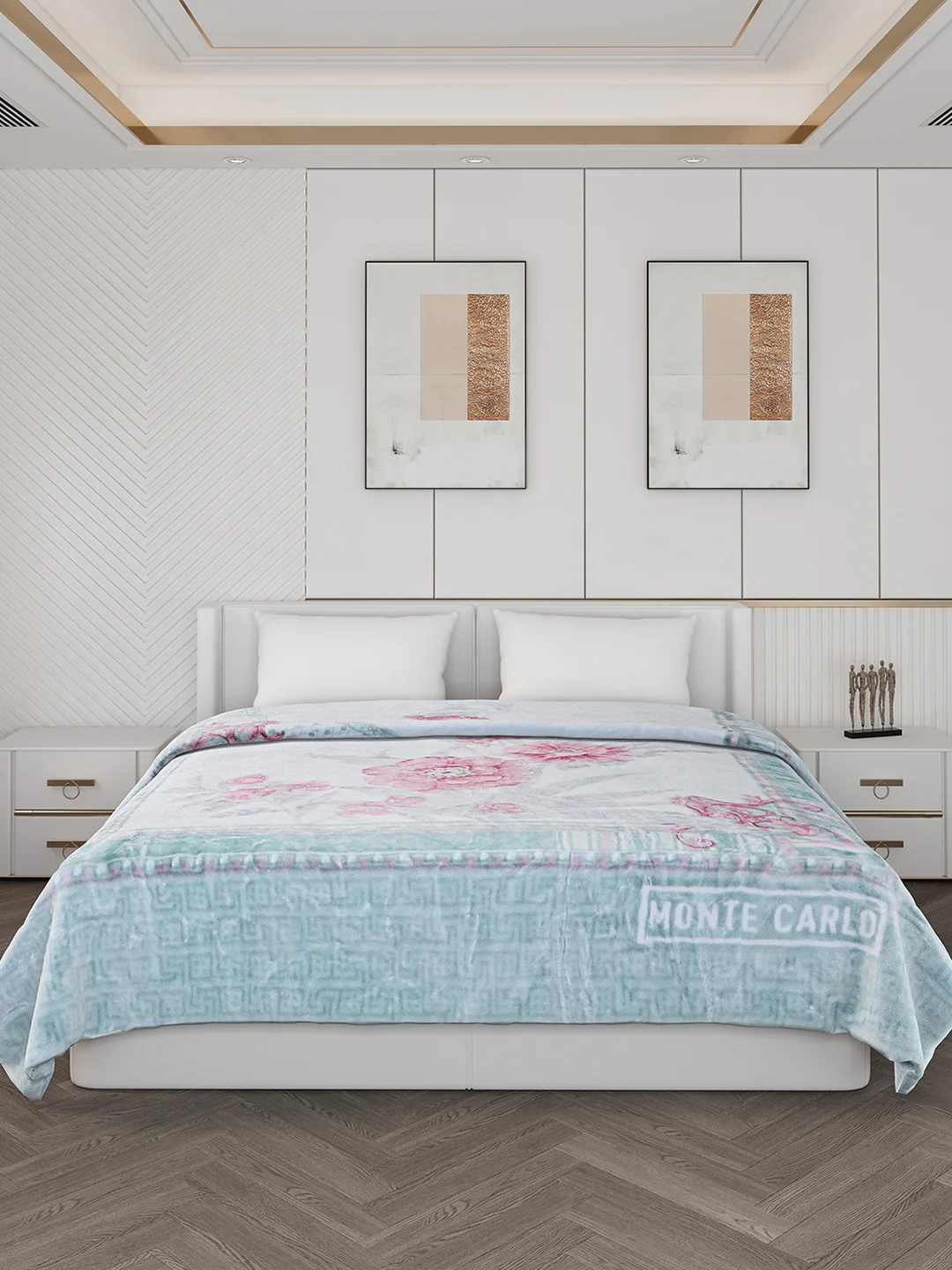 Printed Double Bed 757 GSM Blanket Alexander 2 Ply (Weight 4 kg) - Image 3