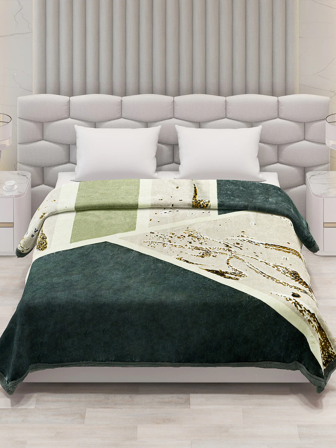 Printed Double Bed 795 GSM Blanket Austin 2 Ply (Weight 4.2 kg) - Image 3