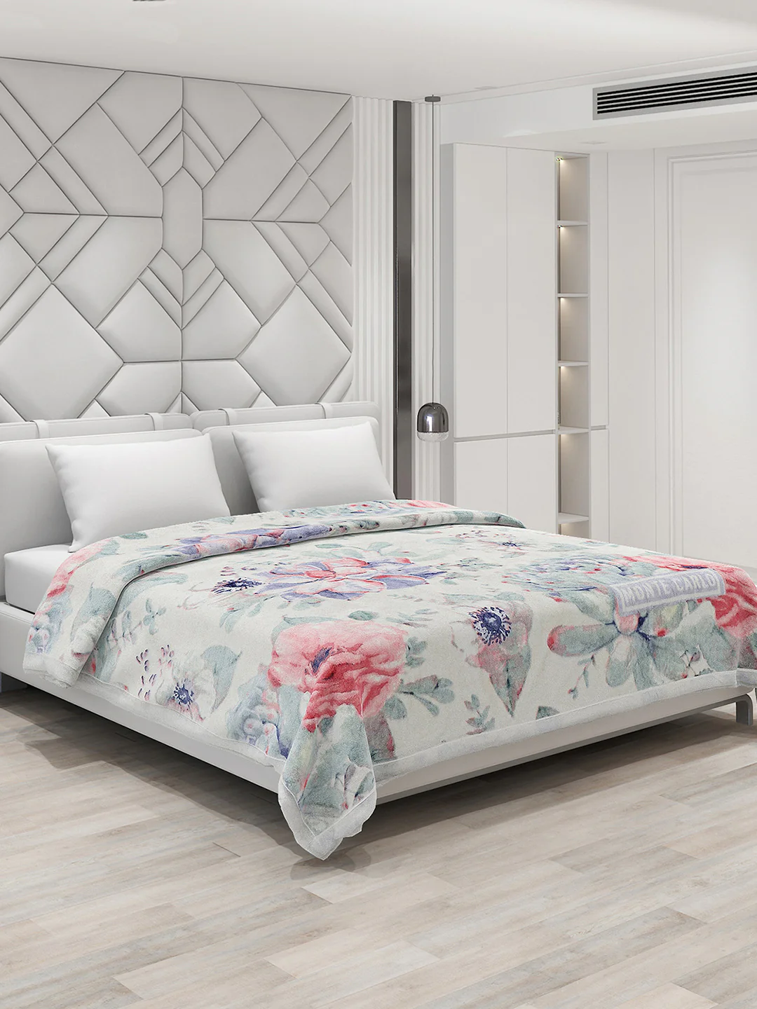 Printed Double Bed 795 GSM Blanket Cashmere 2 Ply (Weight 4.2 kg) - Image 4