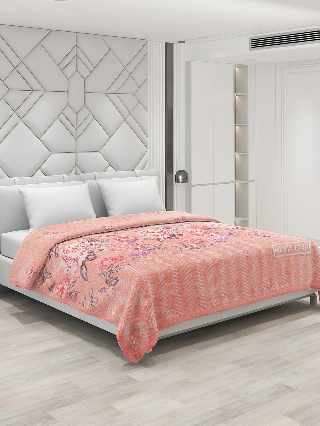 Printed Double Bed 795 GSM Blanket Cashmere 2 Ply (Weight 4.2 kg) - Image 4