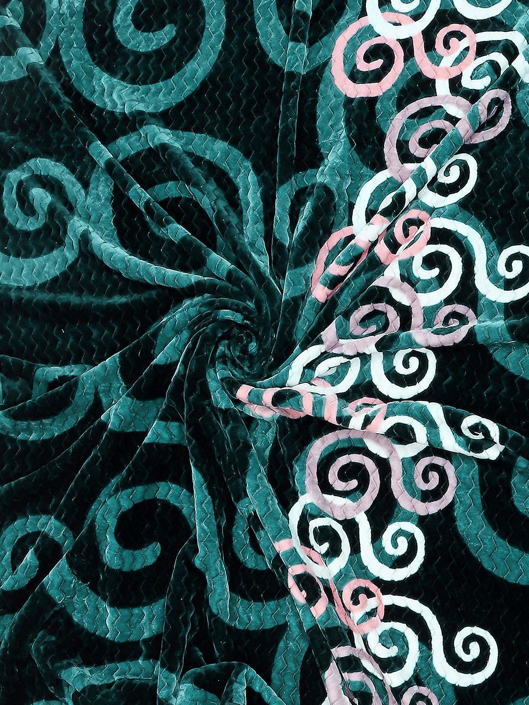 Printed Double Bed 795 GSM Blanket Waverly 2 Ply (Weight 4.2 kg) - Image 7