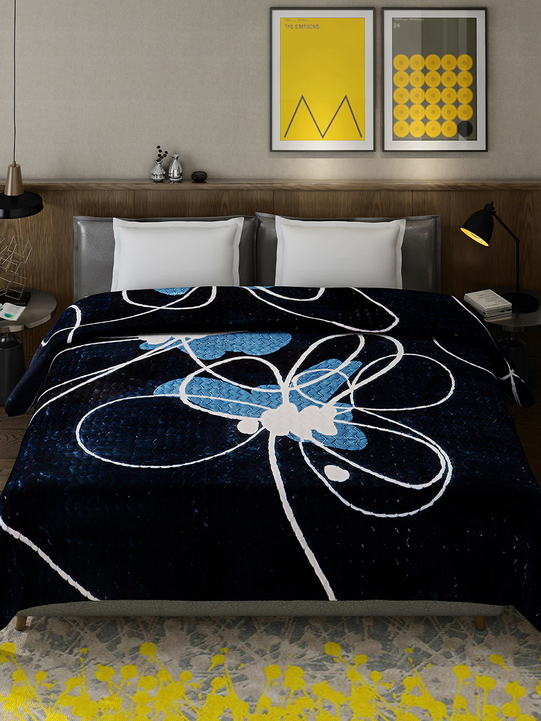 Printed Double Bed 795 GSM Blanket Waverly 2 Ply (Weight 4.2 kg) - Image 3