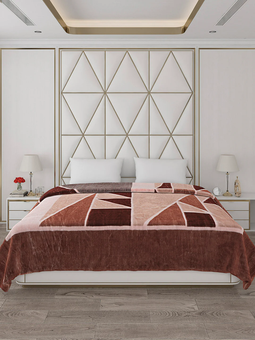 Printed Double Bed 800 GSM Blanket Bolt 1 Ply (Weight 4.3 kg) - Image 2
