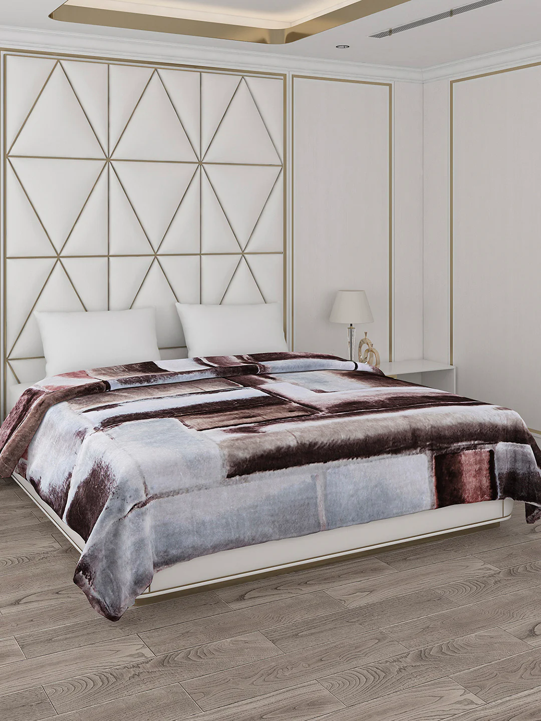 Printed Double Bed 800 GSM Blanket Bolt 1 Ply (Weight 4.3 kg) - Image 4
