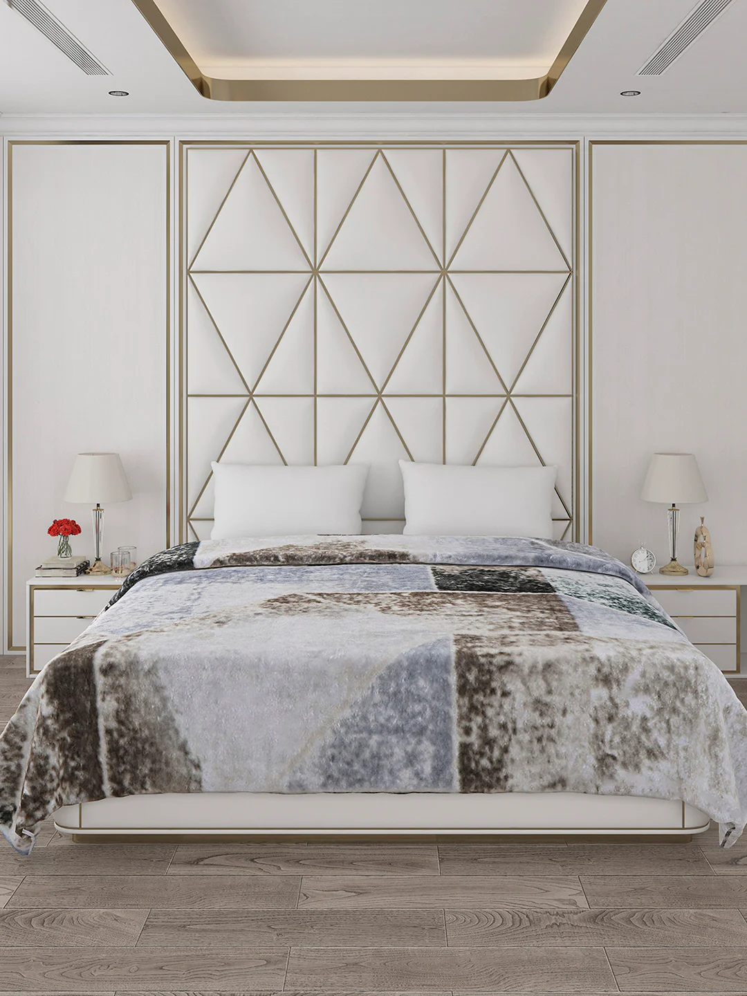 Printed Double Bed 800 GSM Blanket Bolt 1 Ply (Weight 4.3 kg) - Image 2