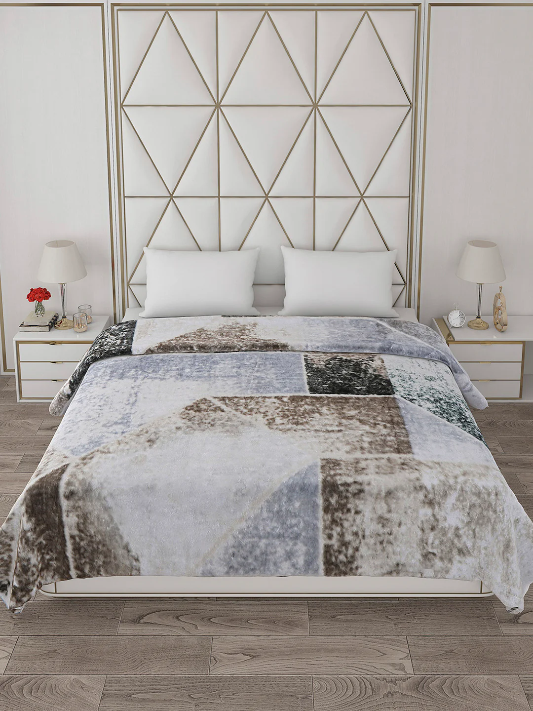 Printed Double Bed 800 GSM Blanket Bolt 1 Ply (Weight 4.3 kg) - Image 3