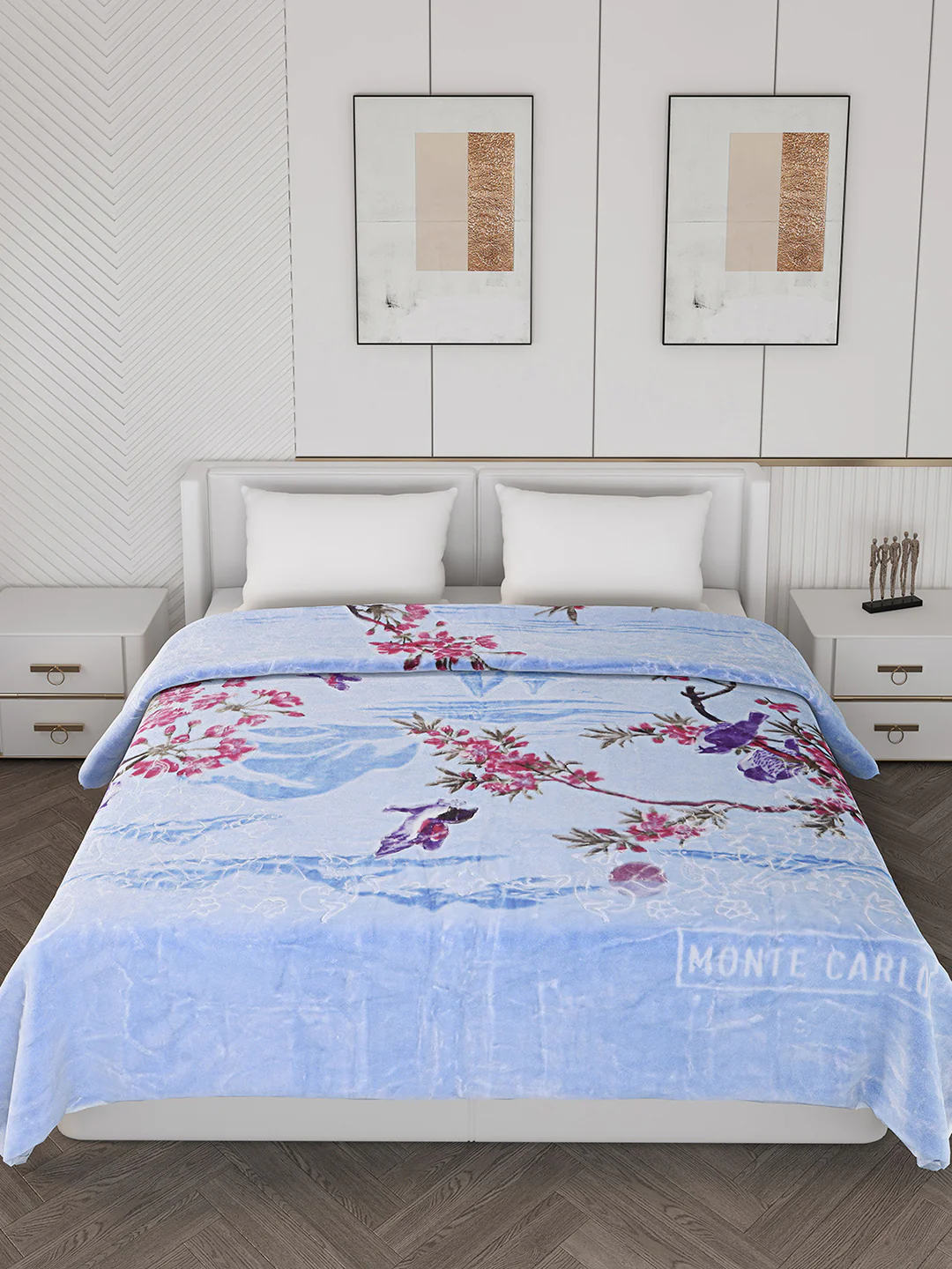 Printed Double Bed 850 GSM Blanket for Heavy Winter -2 Ply (Weight 4.7 kg) - Image 2