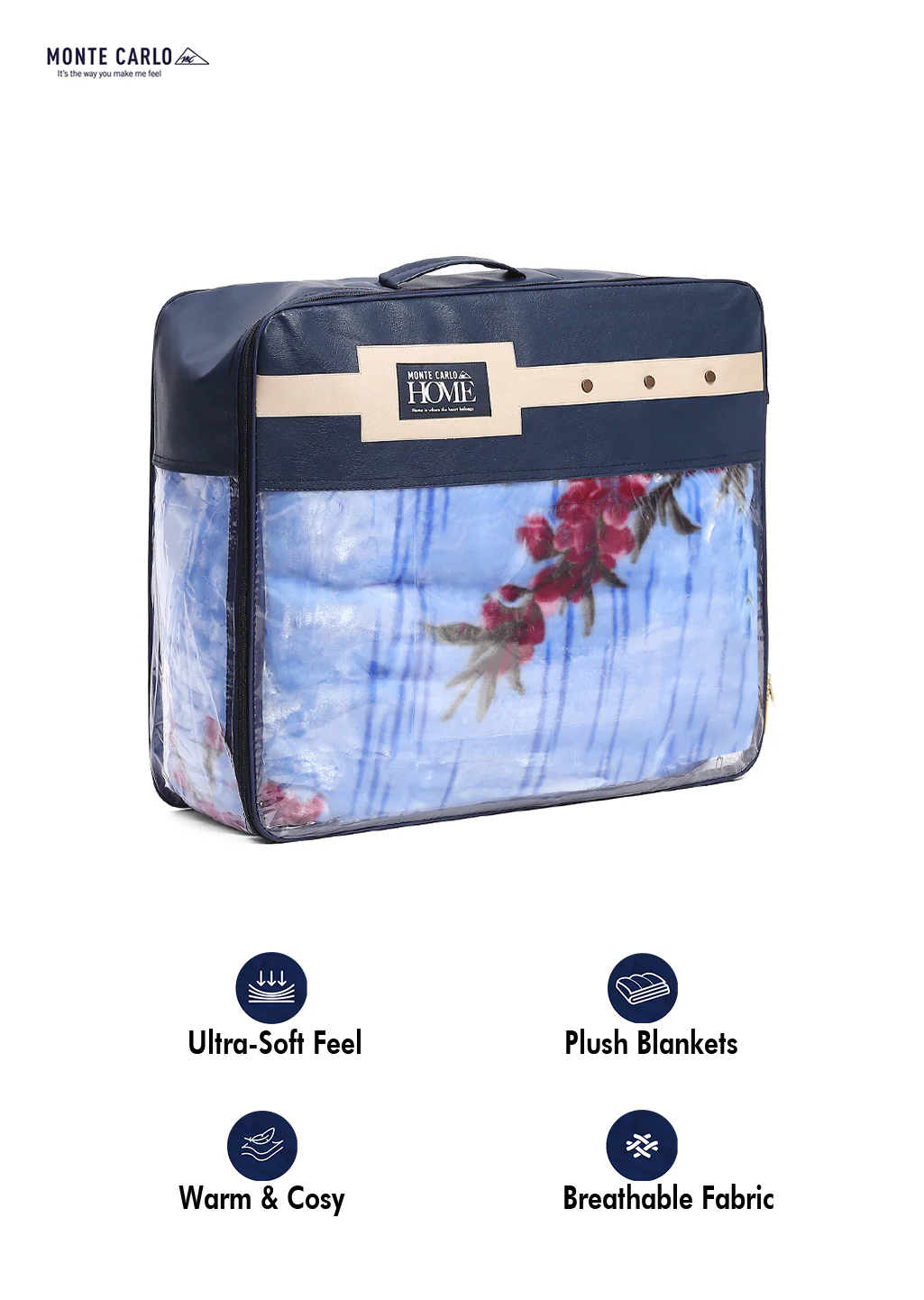 Printed Double Bed 850 GSM Blanket for Heavy Winter -2 Ply (Weight 4.7 kg) - Image 8