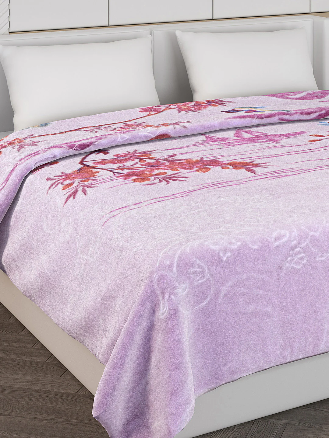 Printed Double Bed 850 GSM Blanket for Heavy Winter -2 Ply (Weight 4.7 kg) - Image 4