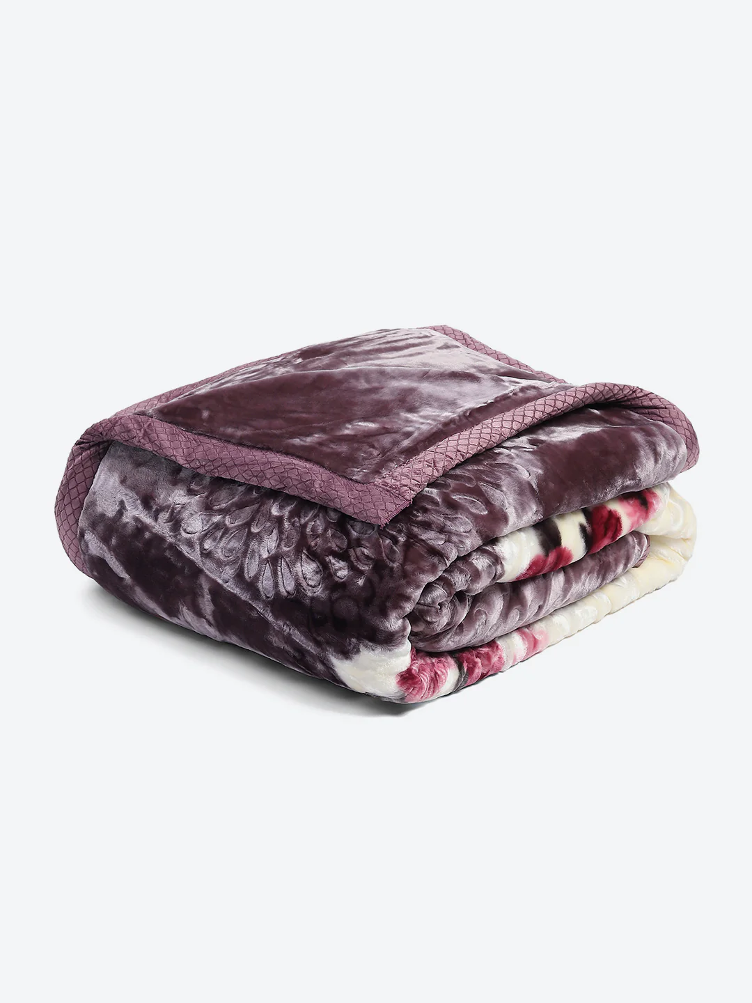 Printed Double Bed 850 GSM Blanket for Heavy Winter -2 Ply (Weight 4.5 kg) - Image 5