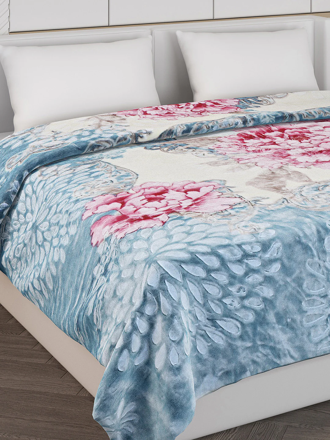 Printed Double Bed 850 GSM Blanket for Heavy Winter -2 Ply (Weight 4.5 kg) - Image 4