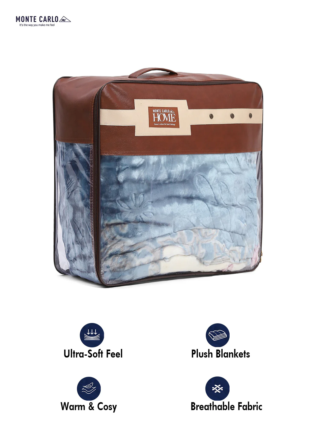 Printed Double Bed 850 GSM Blanket for Heavy Winter -2 Ply (Weight 4.5 kg) - Image 8