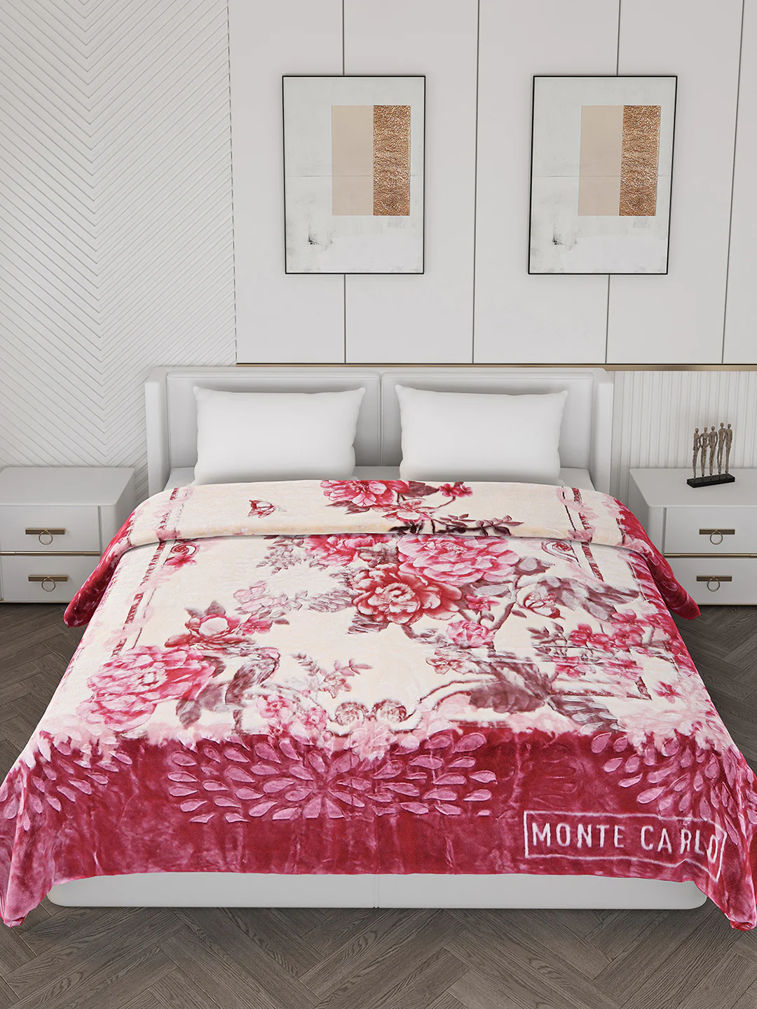Printed Double Bed 850 GSM Blanket for Heavy Winter -2 Ply (Weight 4.5 kg) - Image 2