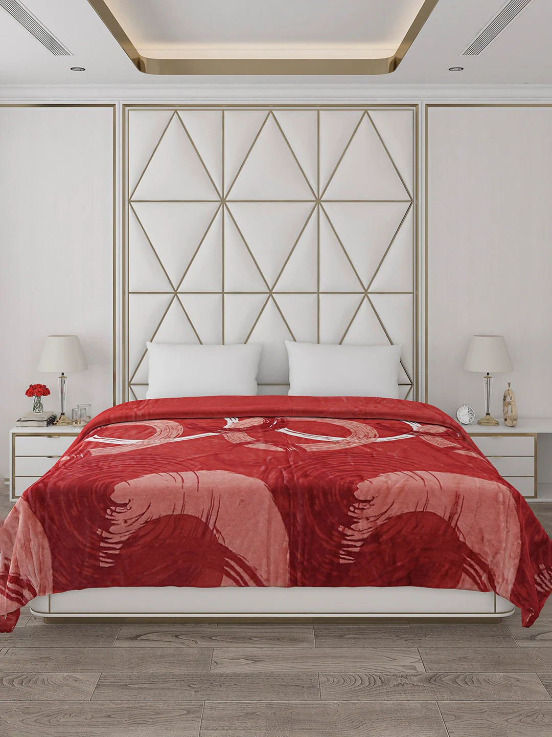 Printed Double Bed 852 GSM Blanket Blair 2 Ply (Weight 4.5 kg) - Image 2