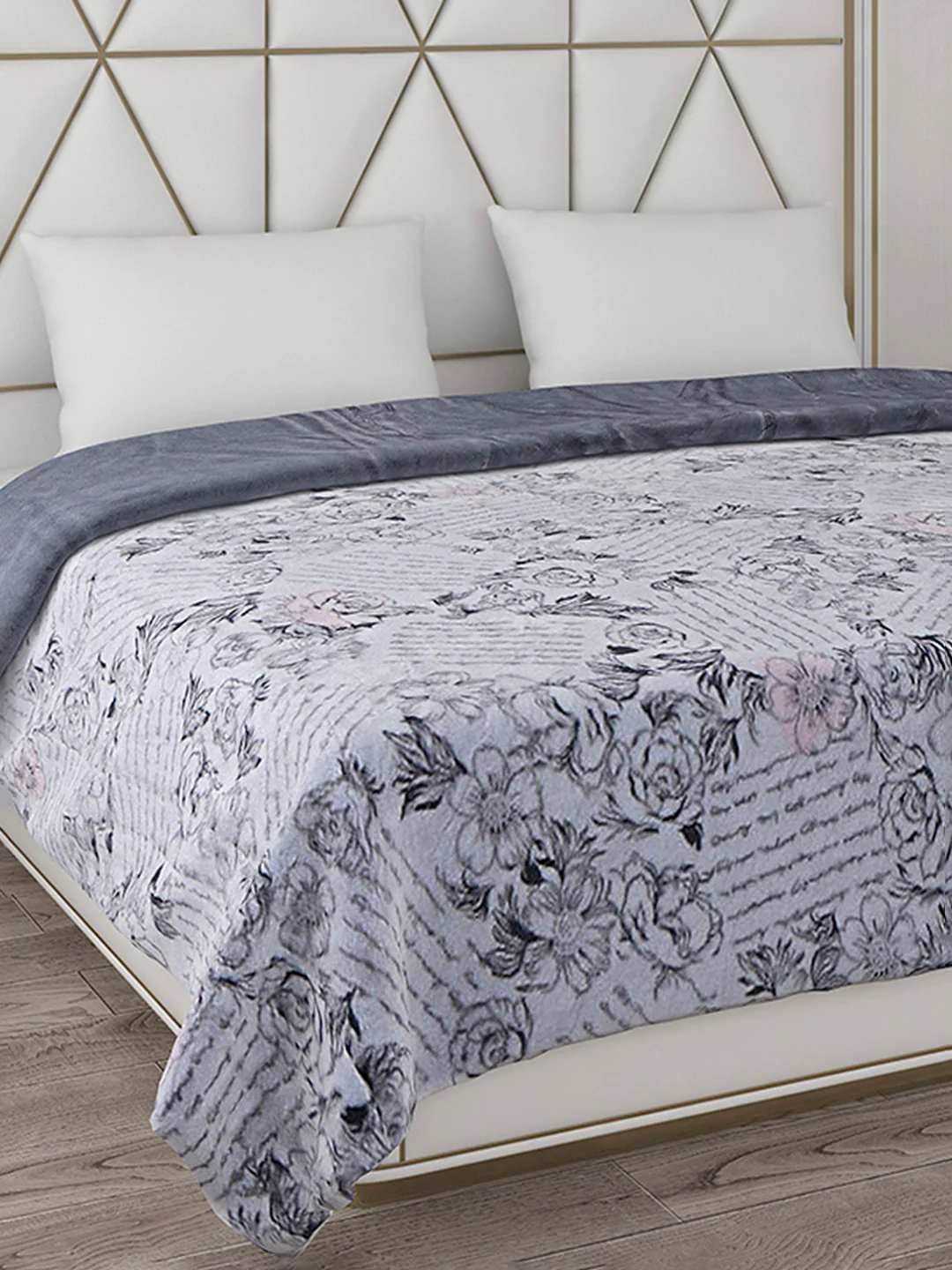 Printed Double Bed 852 GSM Blanket Blair 2 Ply (Weight 4.5 kg) - Image 6
