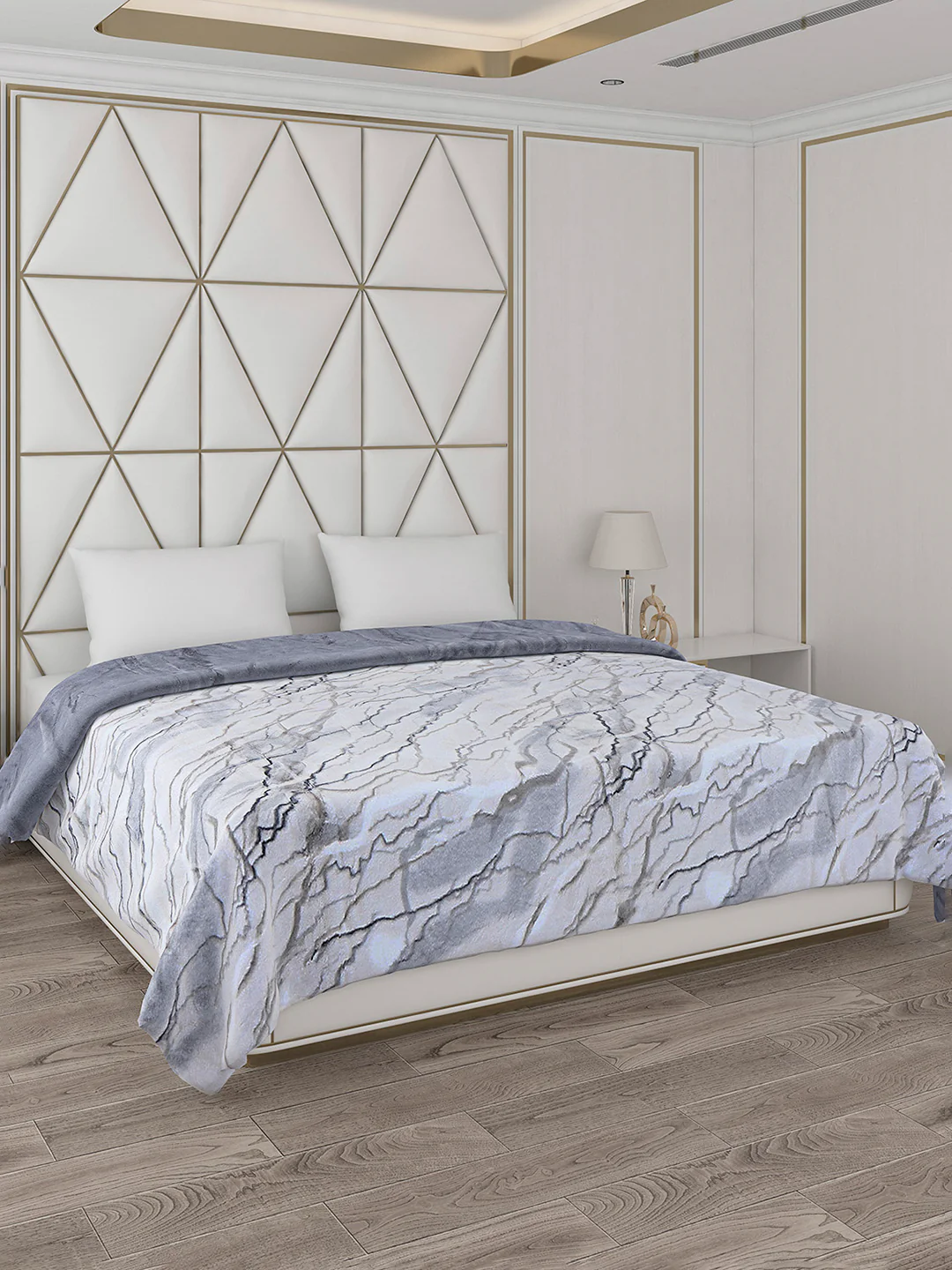 Printed Double Bed Blanket for Heavy Winter -2 Ply - Image 4