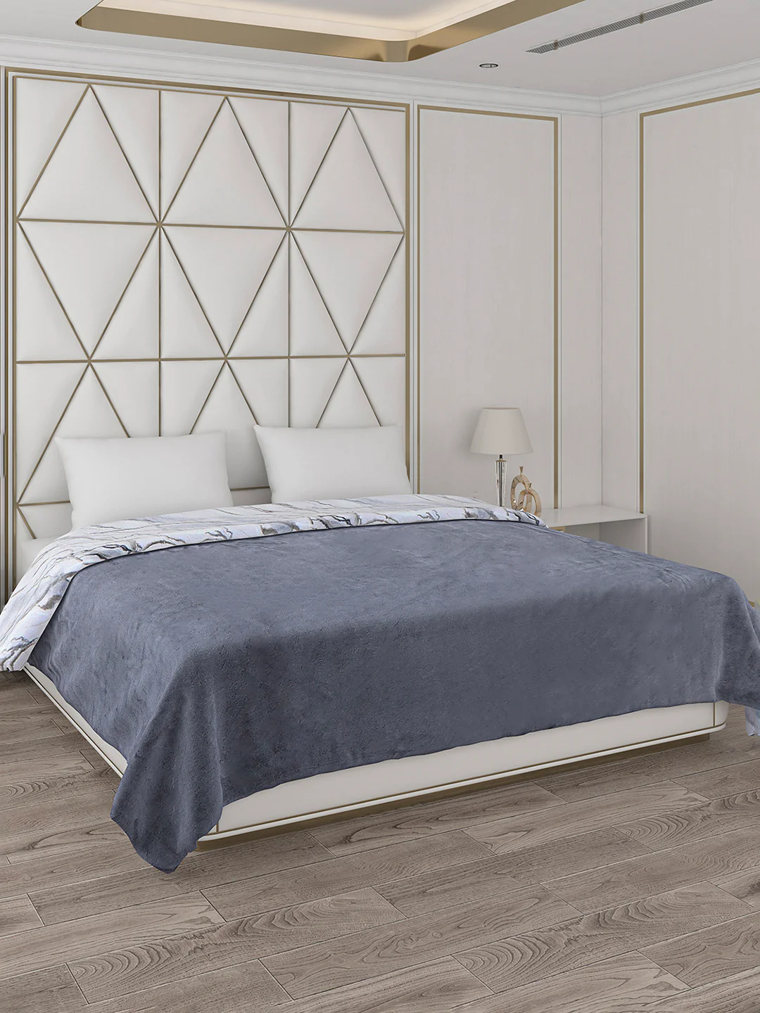 Printed Double Bed Blanket for Heavy Winter -2 Ply - Image 5