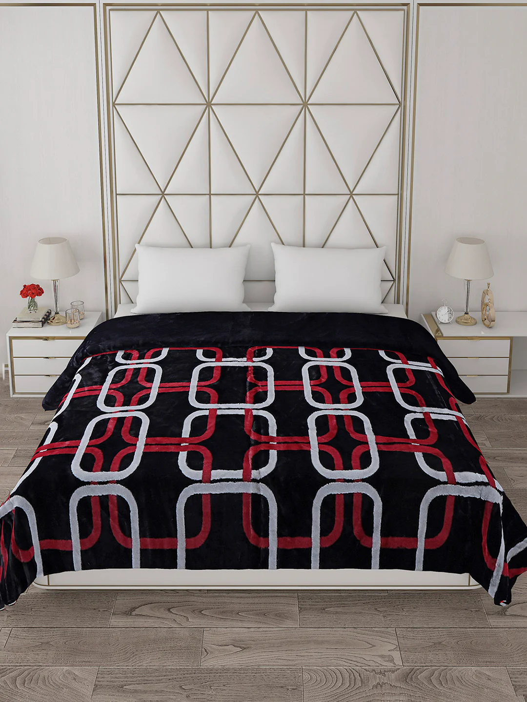 Printed Double Bed 852 GSM Blanket Blair 2 Ply (Weight 4.5 kg) - Image 3